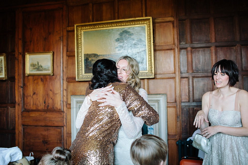 joanna brown photography, elmore court, gloucester weddings, david fielden wedding dress, gold weddings, winter weddings