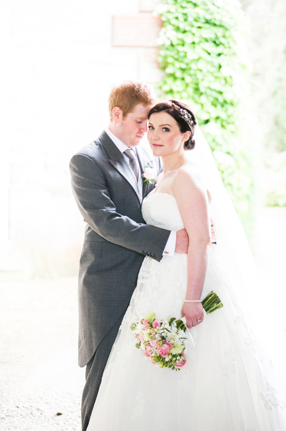 pink wedding, dessy bridesmaids, ragley hall weddings, pronovias