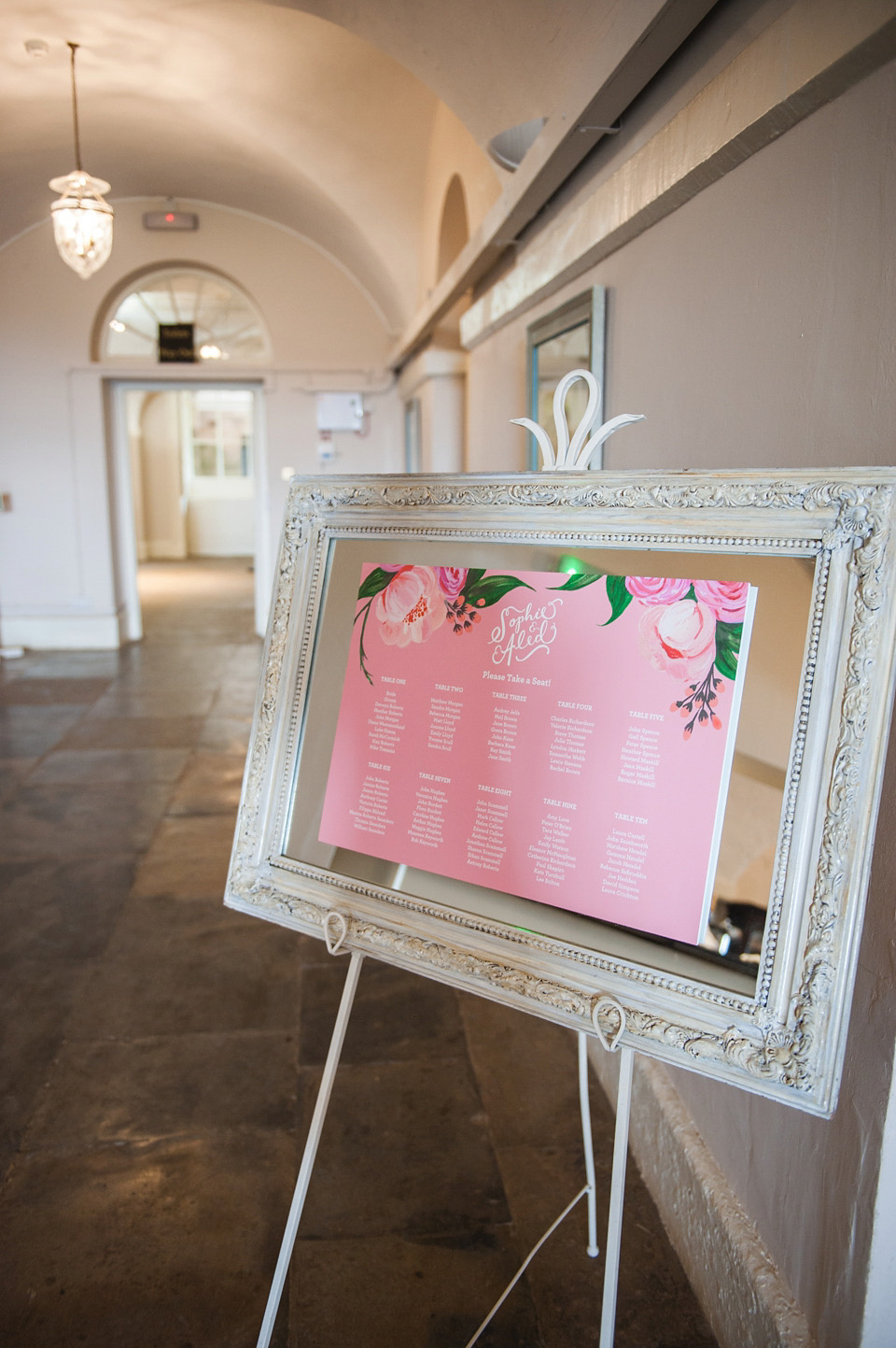 pink wedding, dessy bridesmaids, ragley hall weddings, pronovias