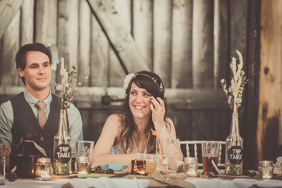 rustic barn wedding, autumn wedding, terry fox wedding dress, michelle lindsell photography