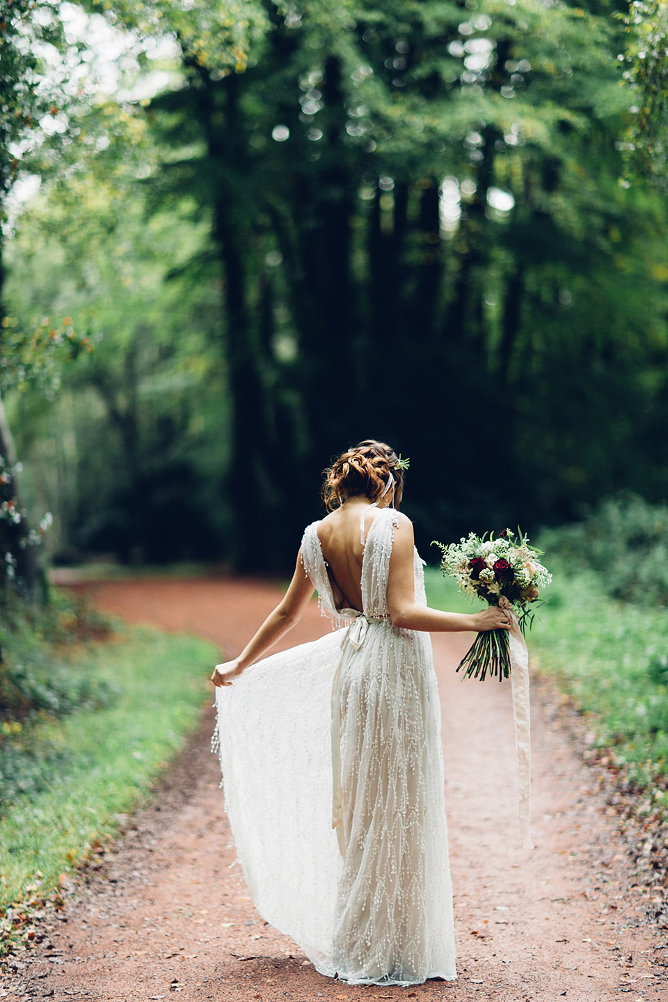 Woodland wedding dress deals