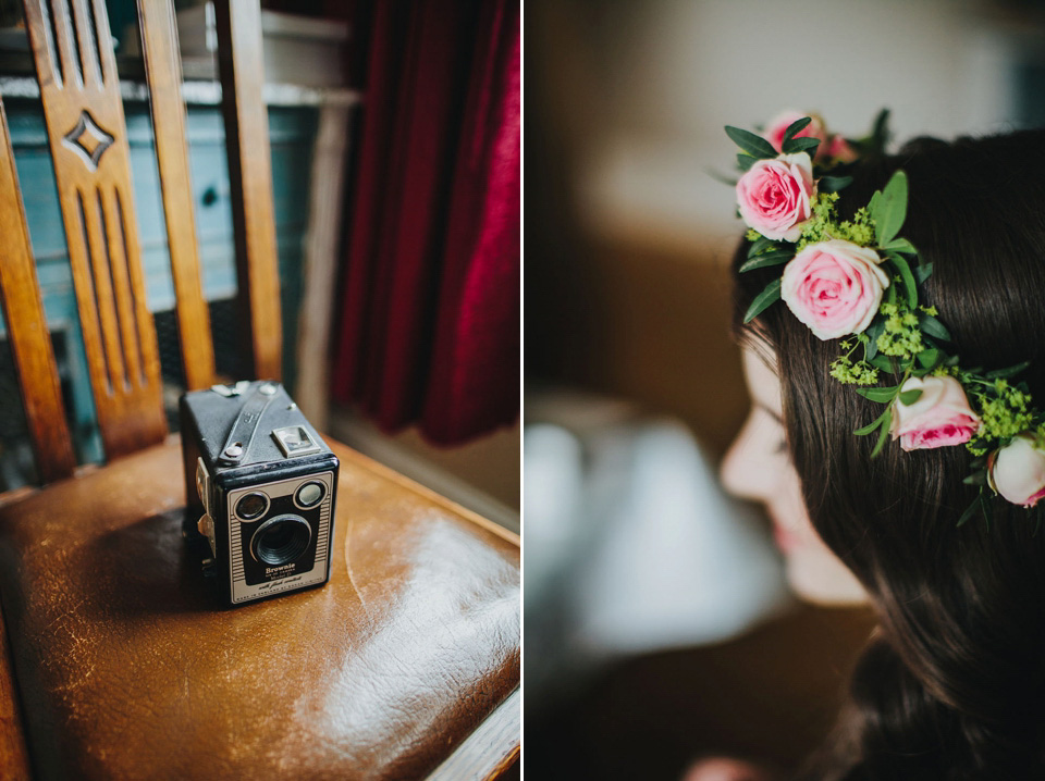 haydn ryding manchester wedding photographer, 1930's vintage wedding dress