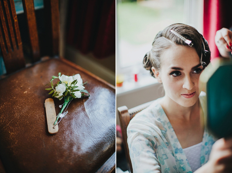 haydn ryding manchester wedding photographer, 1930's vintage wedding dress