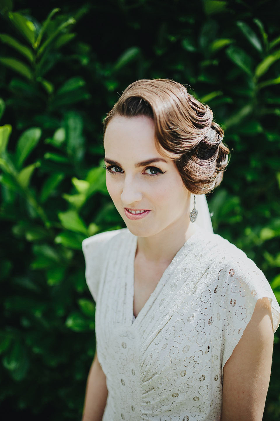 haydn ryding manchester wedding photographer, 1930's vintage wedding dress