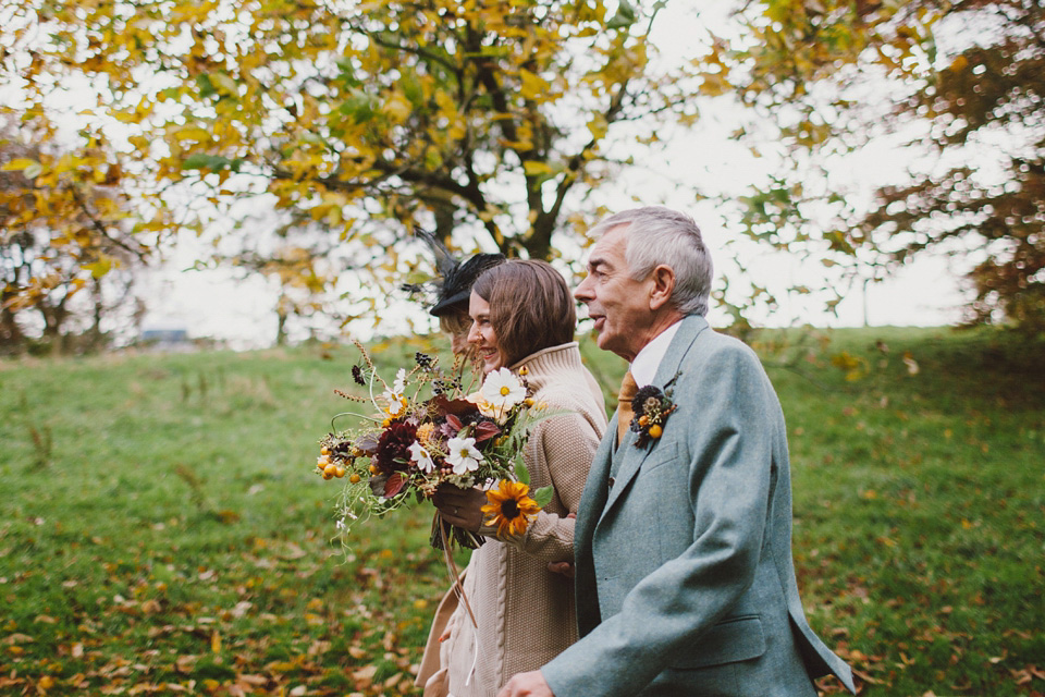 autumn wedding, scottish wedding, richard nicoll, pyrus flowers, outdoor weddings