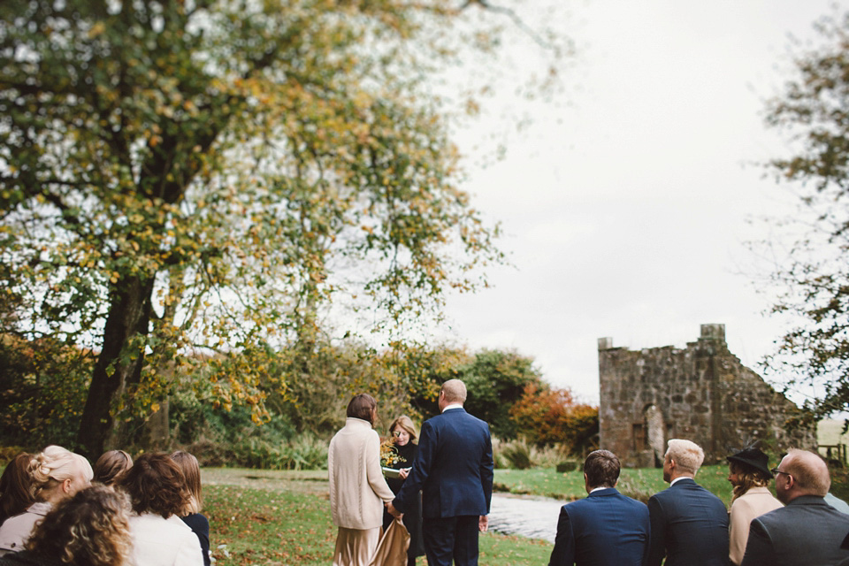 autumn wedding, scottish wedding, richard nicoll, pyrus flowers, outdoor weddings