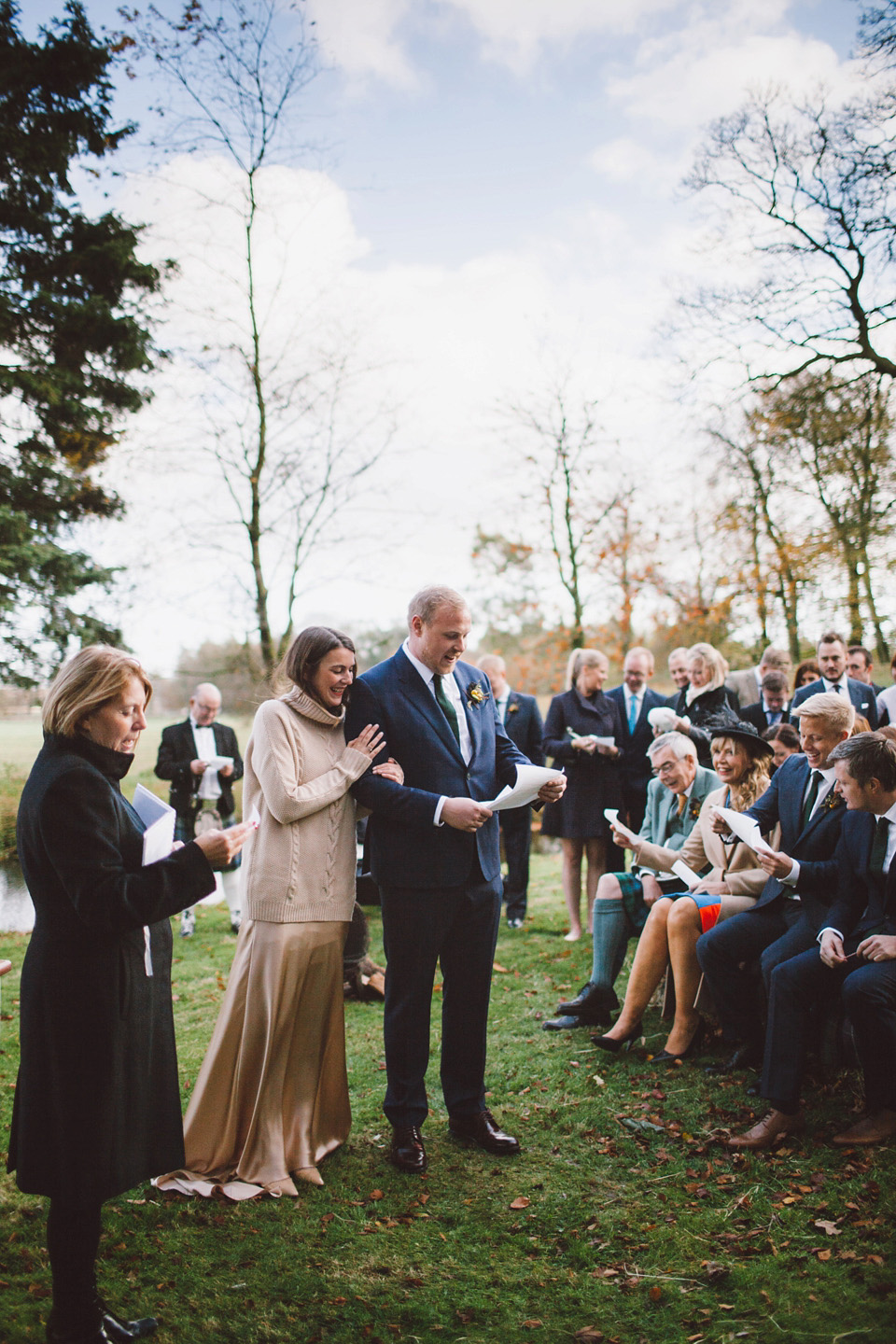 autumn wedding, scottish wedding, richard nicoll, pyrus flowers, outdoor weddings