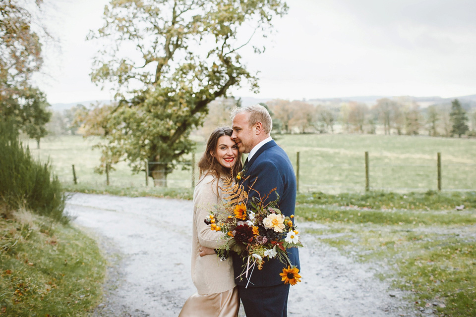 autumn wedding, scottish wedding, richard nicoll, pyrus flowers, outdoor weddings