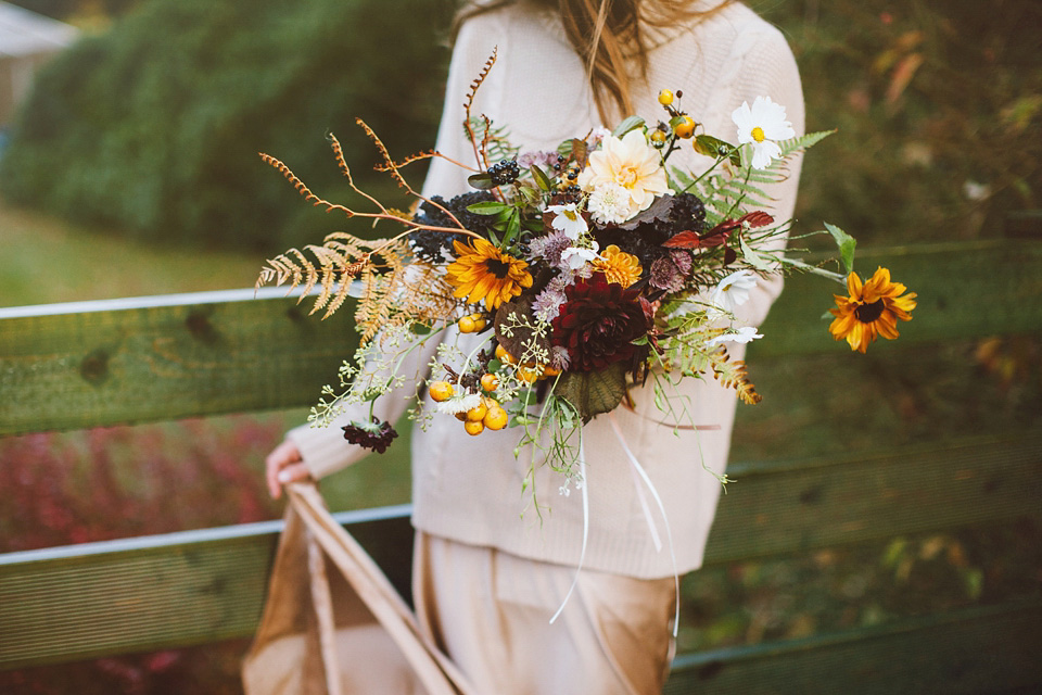 autumn wedding, scottish wedding, richard nicoll, pyrus flowers, outdoor weddings