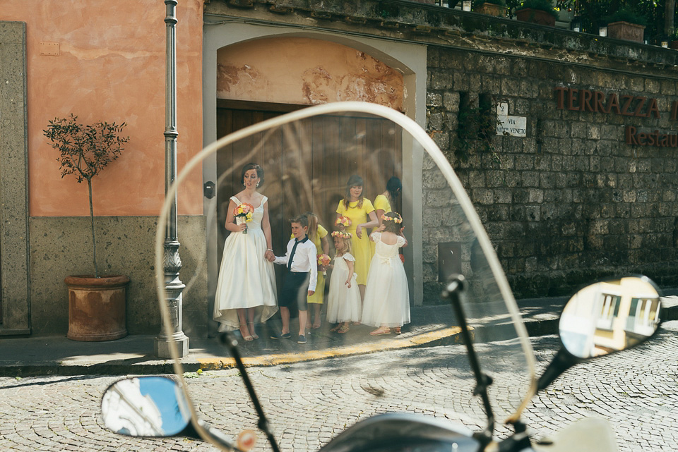 sorrento weddings, weddings in italy, modern vintage weddings photography, oleg cassini, 1960s inspired wedding, destination weddings