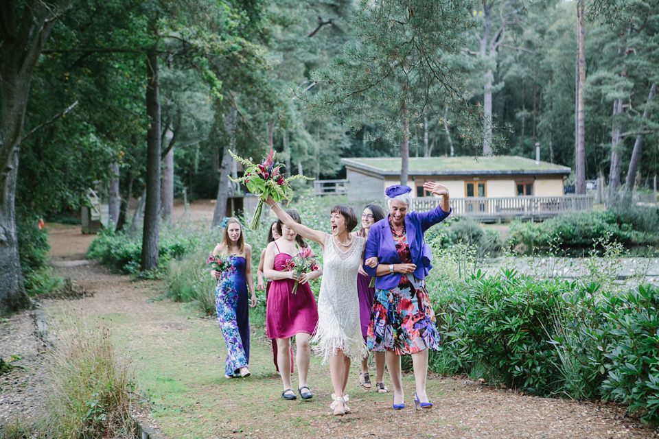 1920s wedding dress, joanna brown photography, lakeside wedding, outdoor weddings, quirky weddings, eccentric weddings