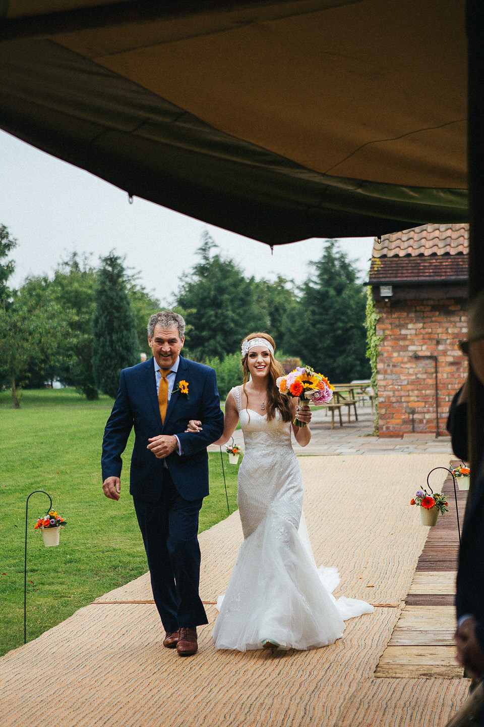 pronovias wedding dress, dotmoxee photography, villa farm weddings, york weddings, rainy day weddings, boho bride