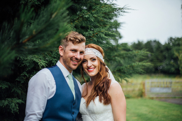 Pronovias Lace for a Boho Bride and her Mint Green Teepee Wedding