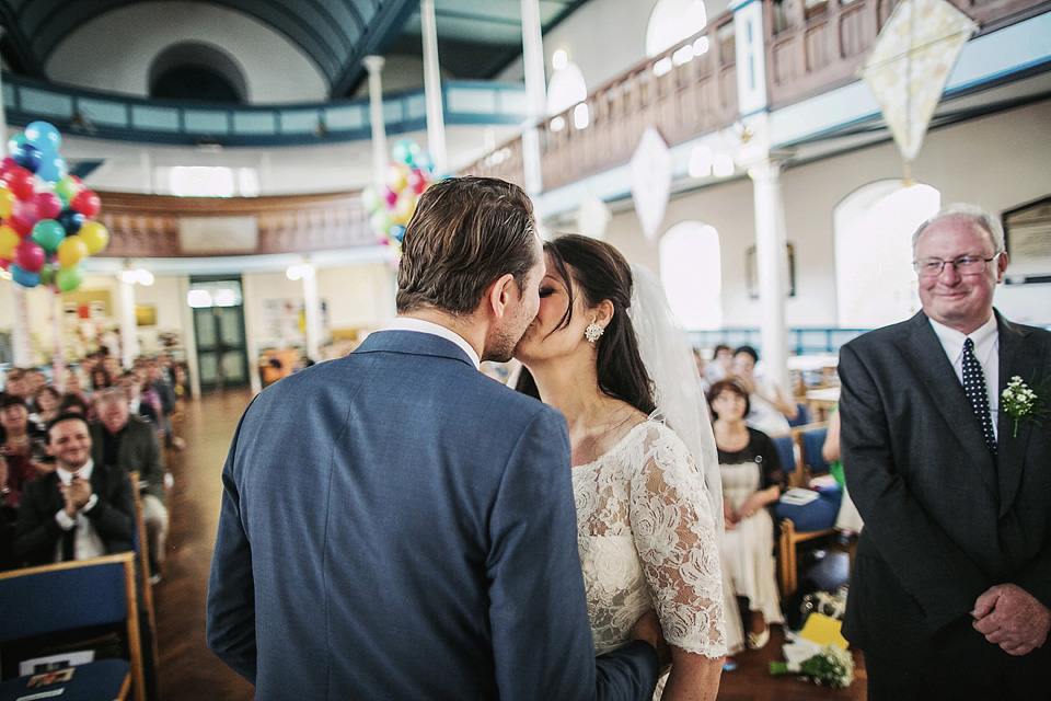 fabulous vintage bride, 1960s inspired wedding, proud cabaret brighton, dragan zlataonic photography