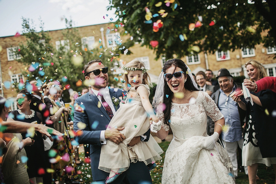 fabulous vintage bride, 1960s inspired wedding, proud cabaret brighton, dragan zlataonic photography