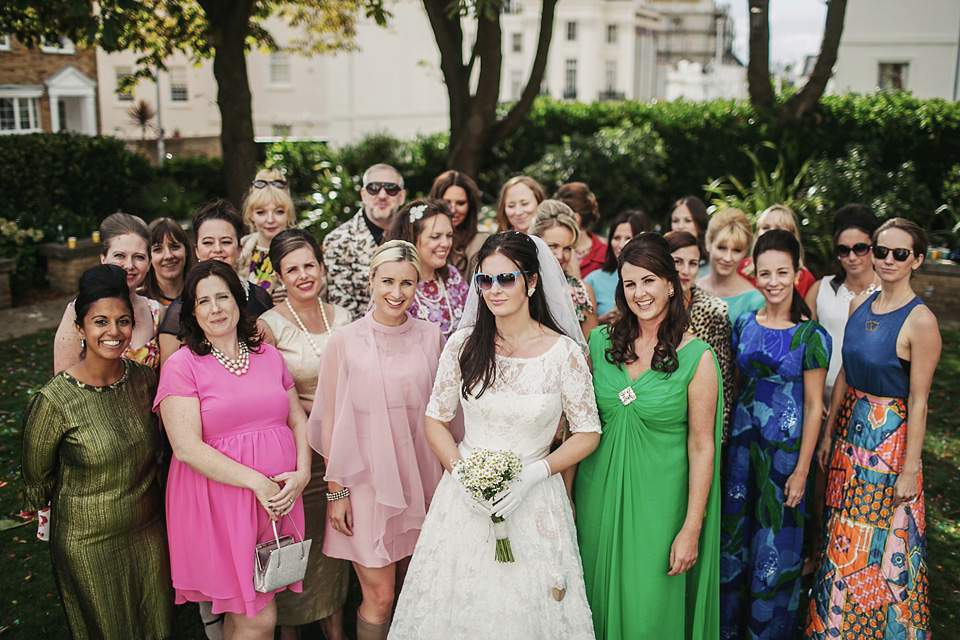 fabulous vintage bride, 1960s inspired wedding, proud cabaret brighton, dragan zlataonic photography