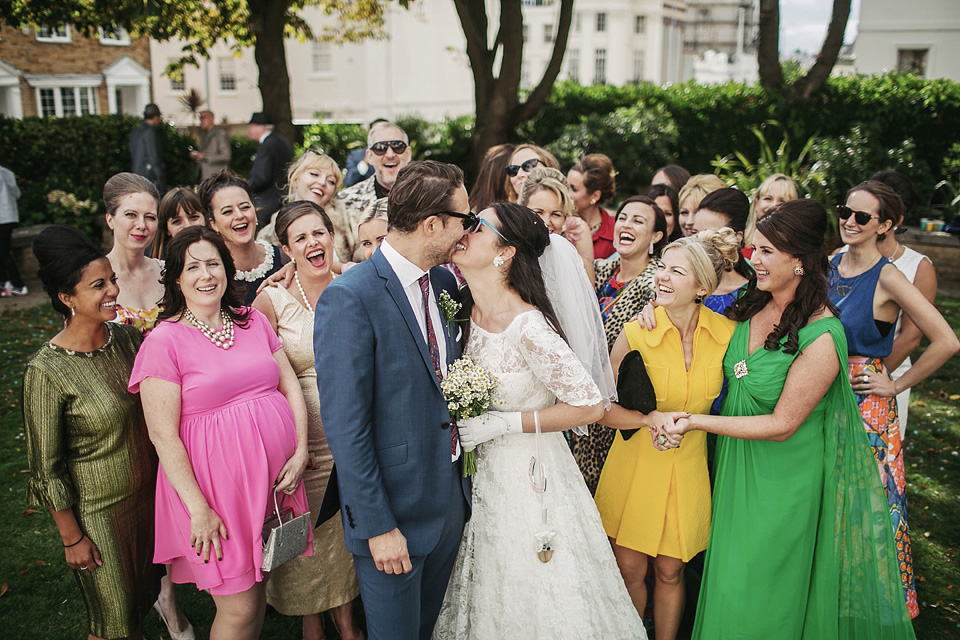 fabulous vintage bride, 1960s inspired wedding, proud cabaret brighton, dragan zlataonic photography