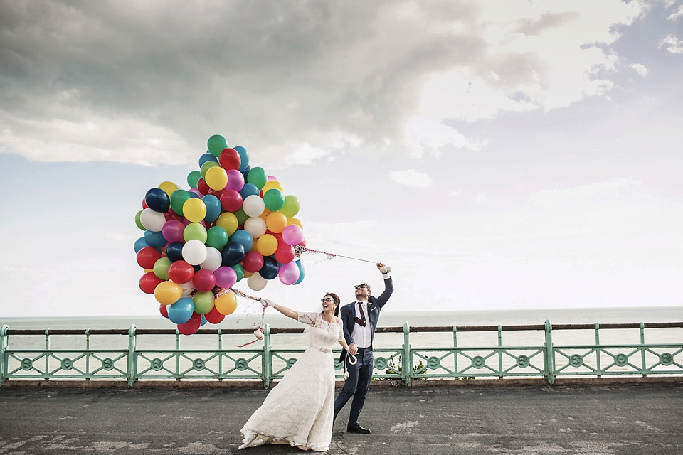 fabulous vintage bride, 1960s inspired wedding, proud cabaret brighton, dragan zlataonic photography