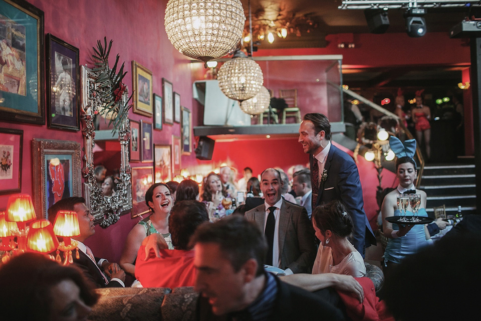 fabulous vintage bride, 1960s inspired wedding, proud cabaret brighton, dragan zlataonic photography