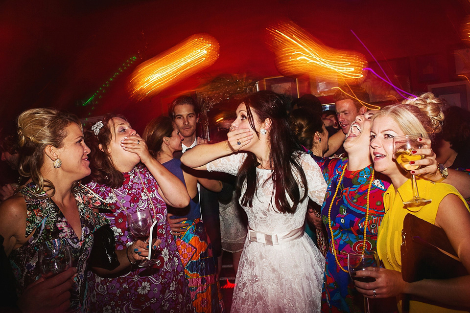 fabulous vintage bride, 1960s inspired wedding, proud cabaret brighton, dragan zlataonic photography