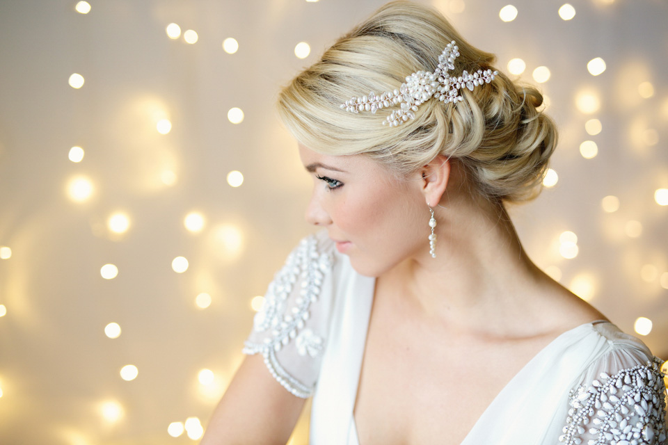 Victoria Fergusson's 'Bridal Goddess' collection of beautiful accessories for brides. Visit victoriafergusson.co.uk for further information. victoria fergusson, bridal godess, bridal headpiece