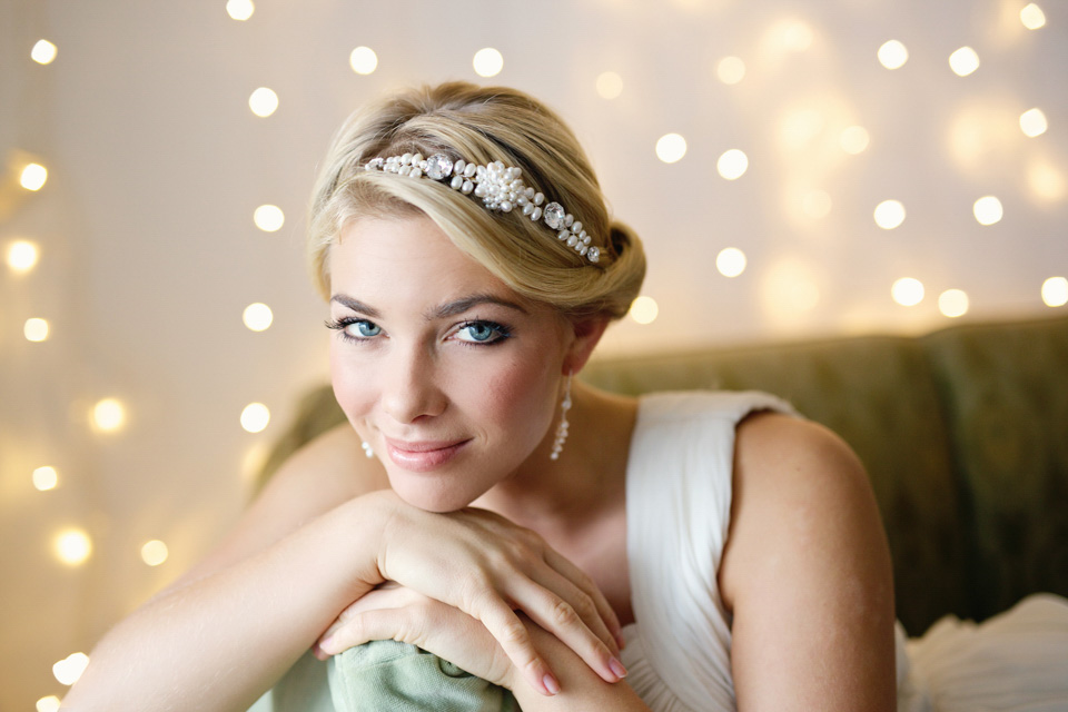 Victoria Fergusson's 'Bridal Goddess' collection of beautiful accessories for brides. Visit victoriafergusson.co.uk for further information. victoria fergusson, bridal godess, bridal headpiece