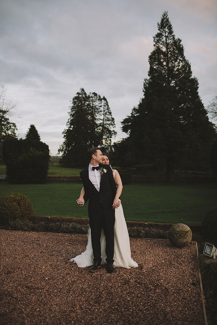 huntsham court, exeter wedding, augusta jones, black tie, winter wedding, devon weddings