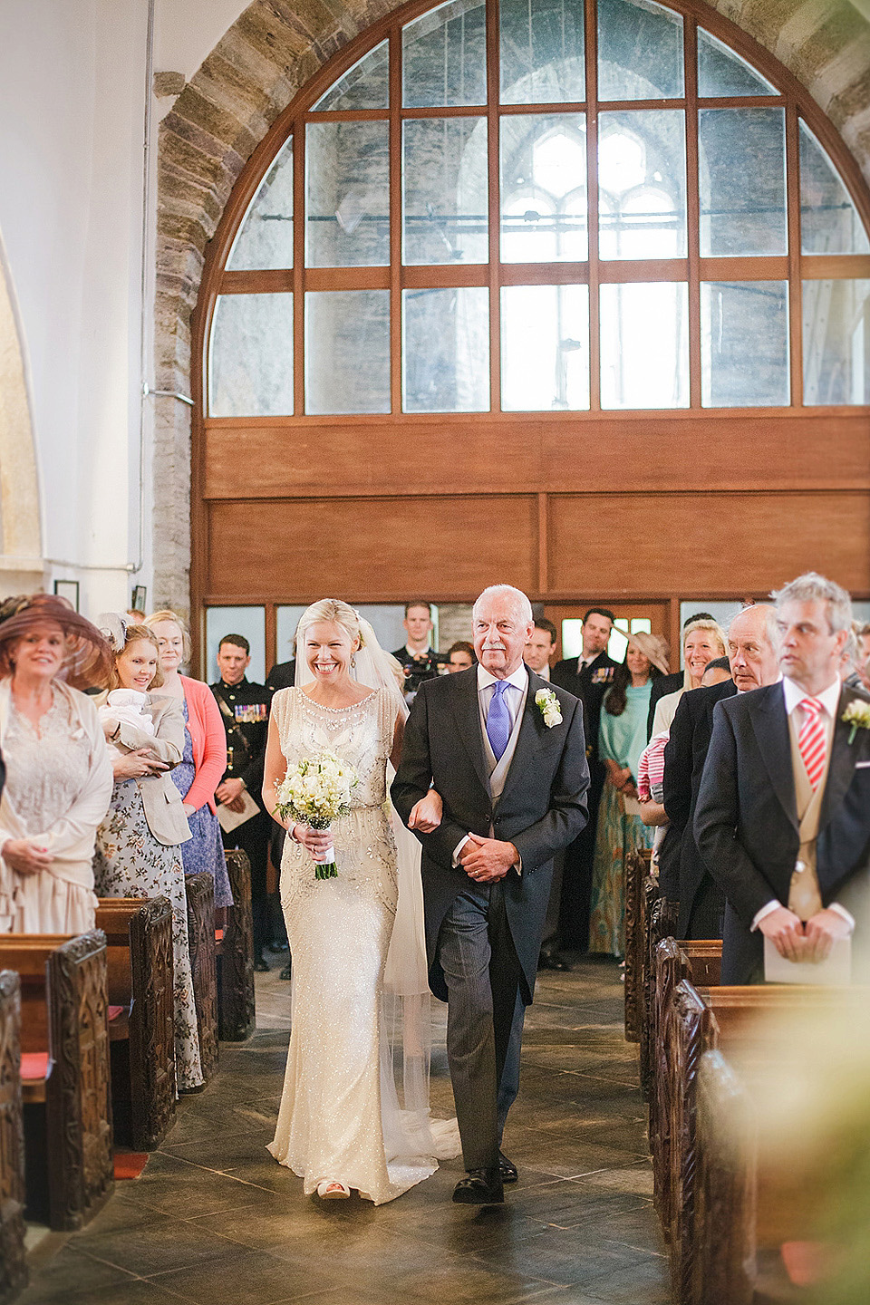 sarah gawler photography, pentillie castle weddings, spring weddings, esme jenny packham, bridesmaids in white