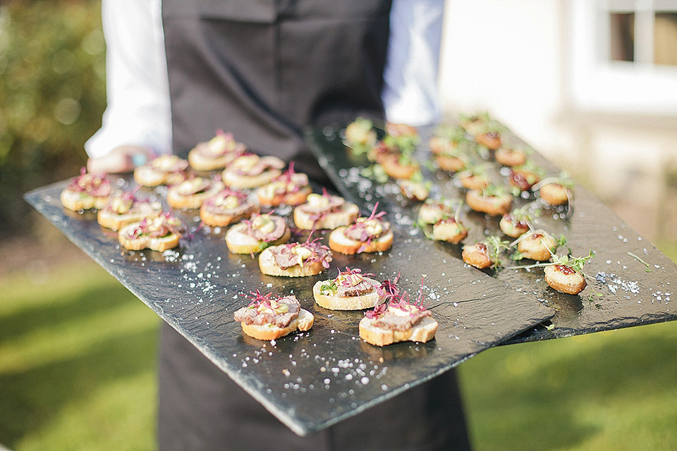 sarah gawler photography, pentillie castle weddings, spring weddings, esme jenny packham, bridesmaids in white