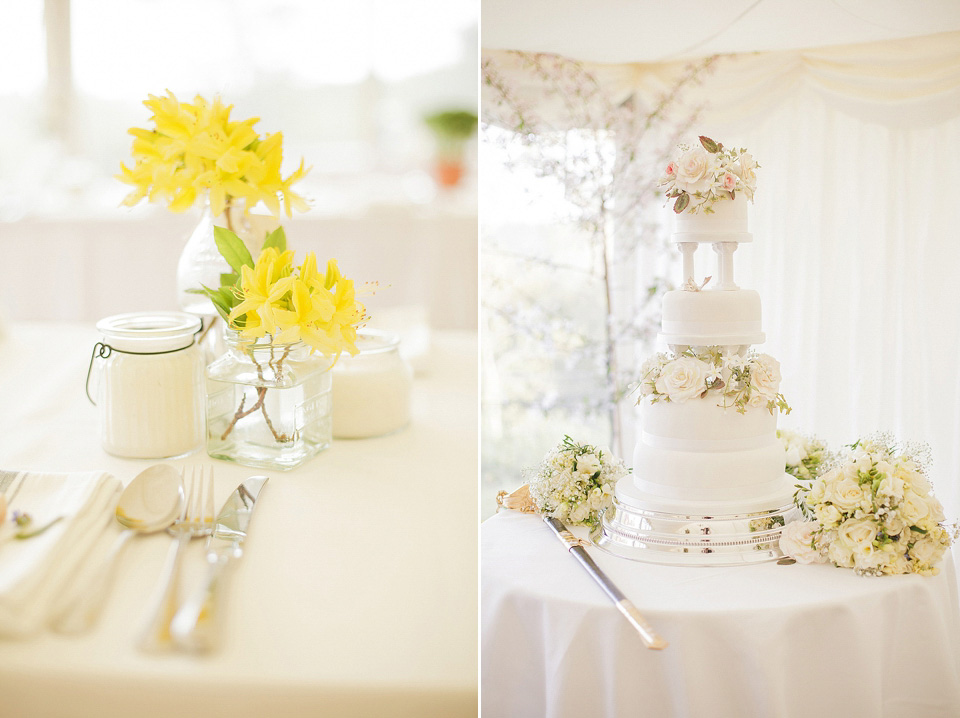 sarah gawler photography, pentillie castle weddings, spring weddings, esme jenny packham, bridesmaids in white