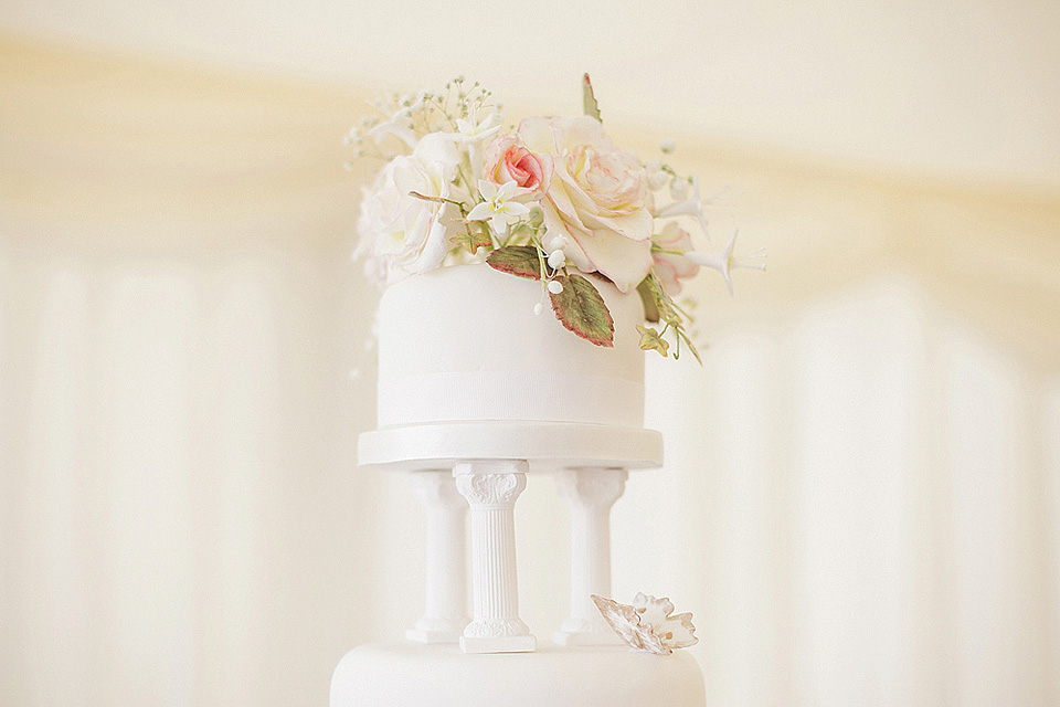 sarah gawler photography, pentillie castle weddings, spring weddings, esme jenny packham, bridesmaids in white