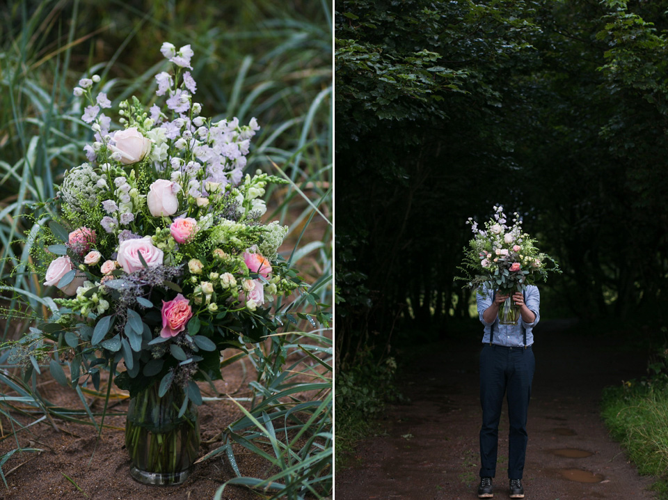 i heart flowers, scottish beach wedding, scottish wedding flowers, lauren mcglynn photography