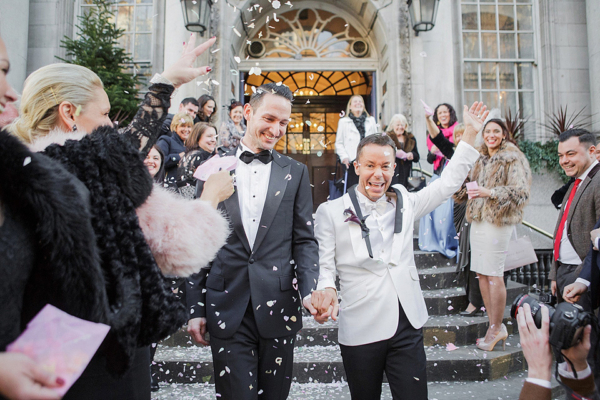 A Glamorous 1940’s Old New York Inspired Gay Wedding in London