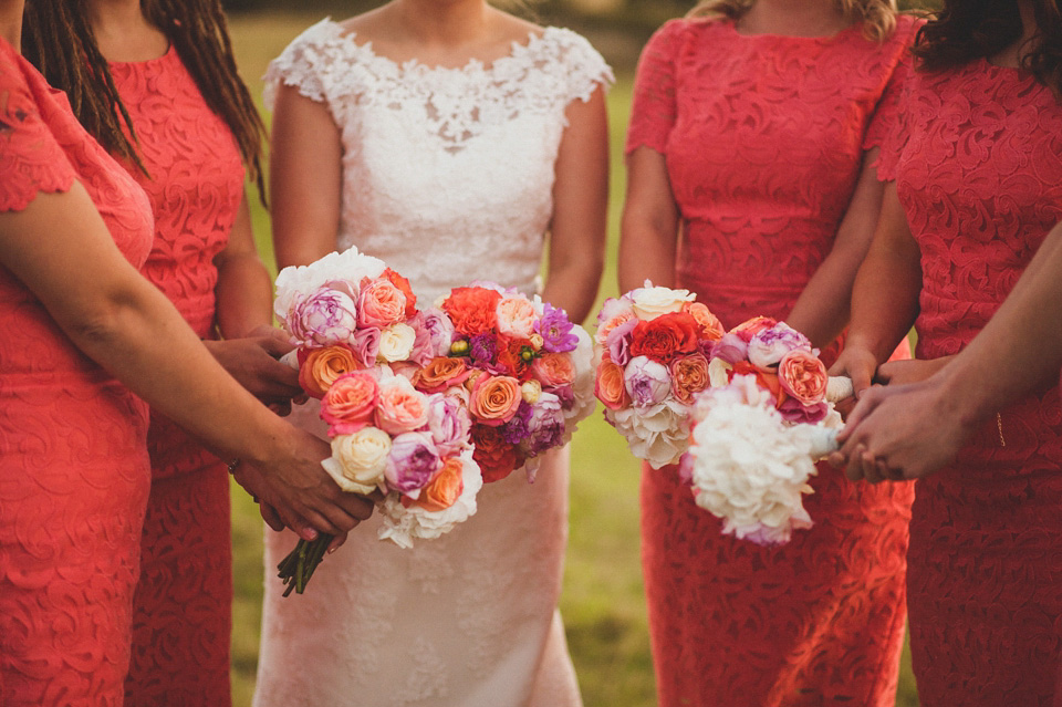 village hall wedding, northumberland weddings, alexa penberty photography, coral colour weddings, summer weddings