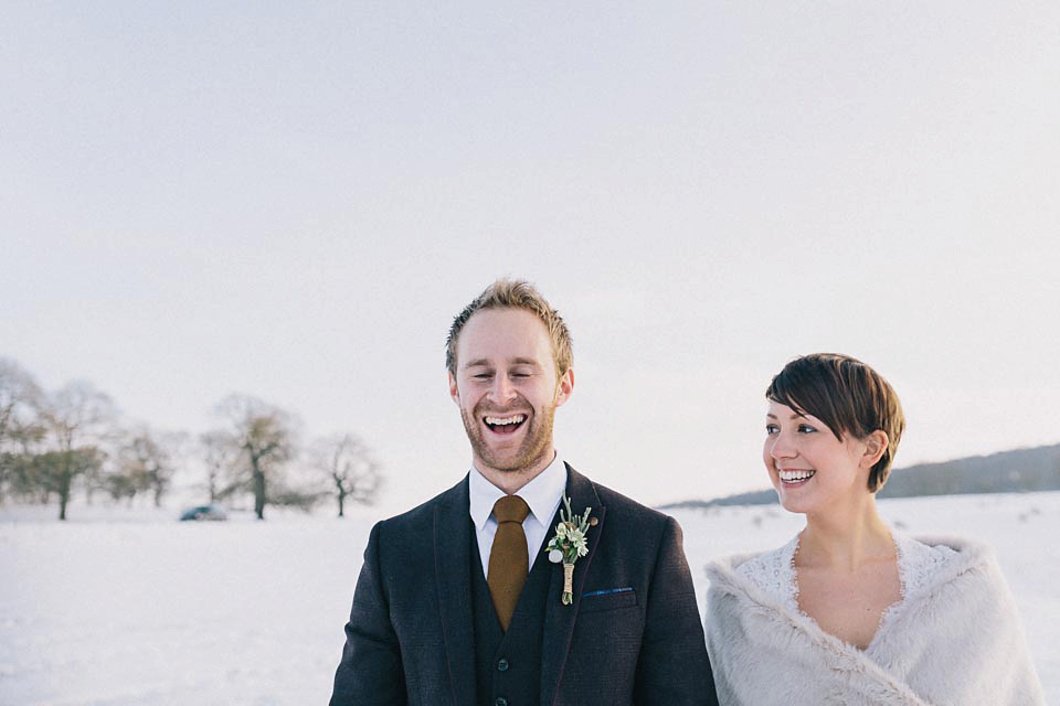 maggie sottero, snowy wedding, winter wedding, brighton photography