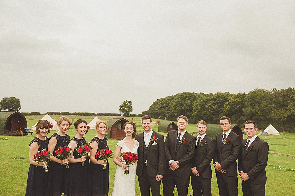 angrove park weddings, middlesbrough weddings, alfred angelo, red roses