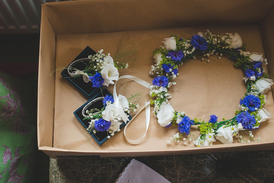 wpid354574 1930s vintage wedding dress flower crown yorkshire dales wedding 10