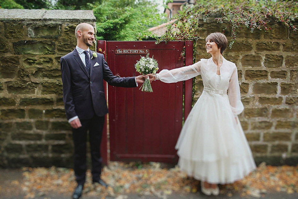 A 'Polka Dot Daisy' Dress and First Look, for an Industrial City Style Wedding 2 wpid355159 sharon bowen daisy dress sheffield city industrial sthyle wedding jess petrie photography 21