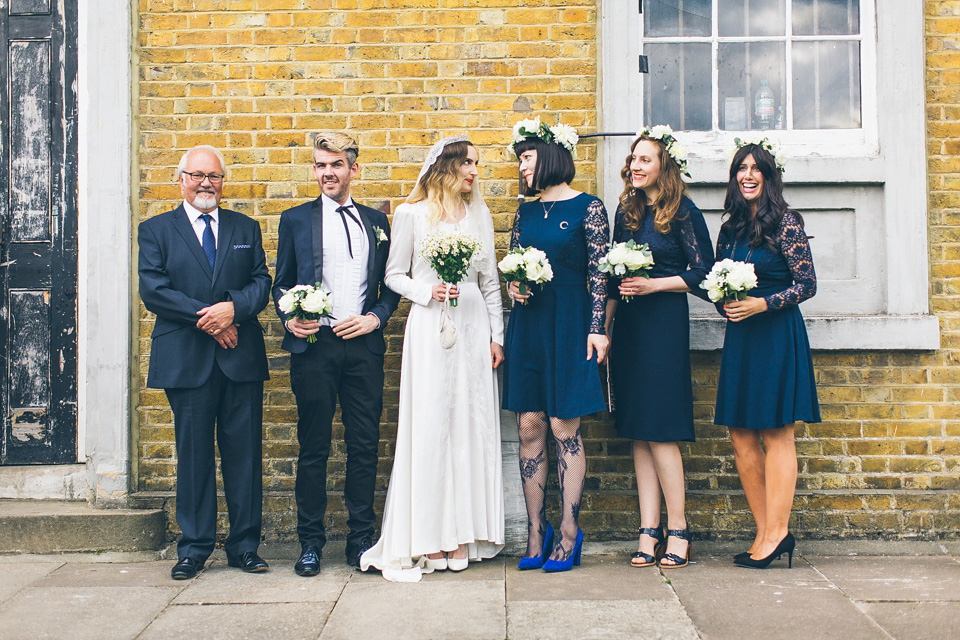 bride to bijoux, the asylum chapel peckham, 1930s vintage, zoe noble photography