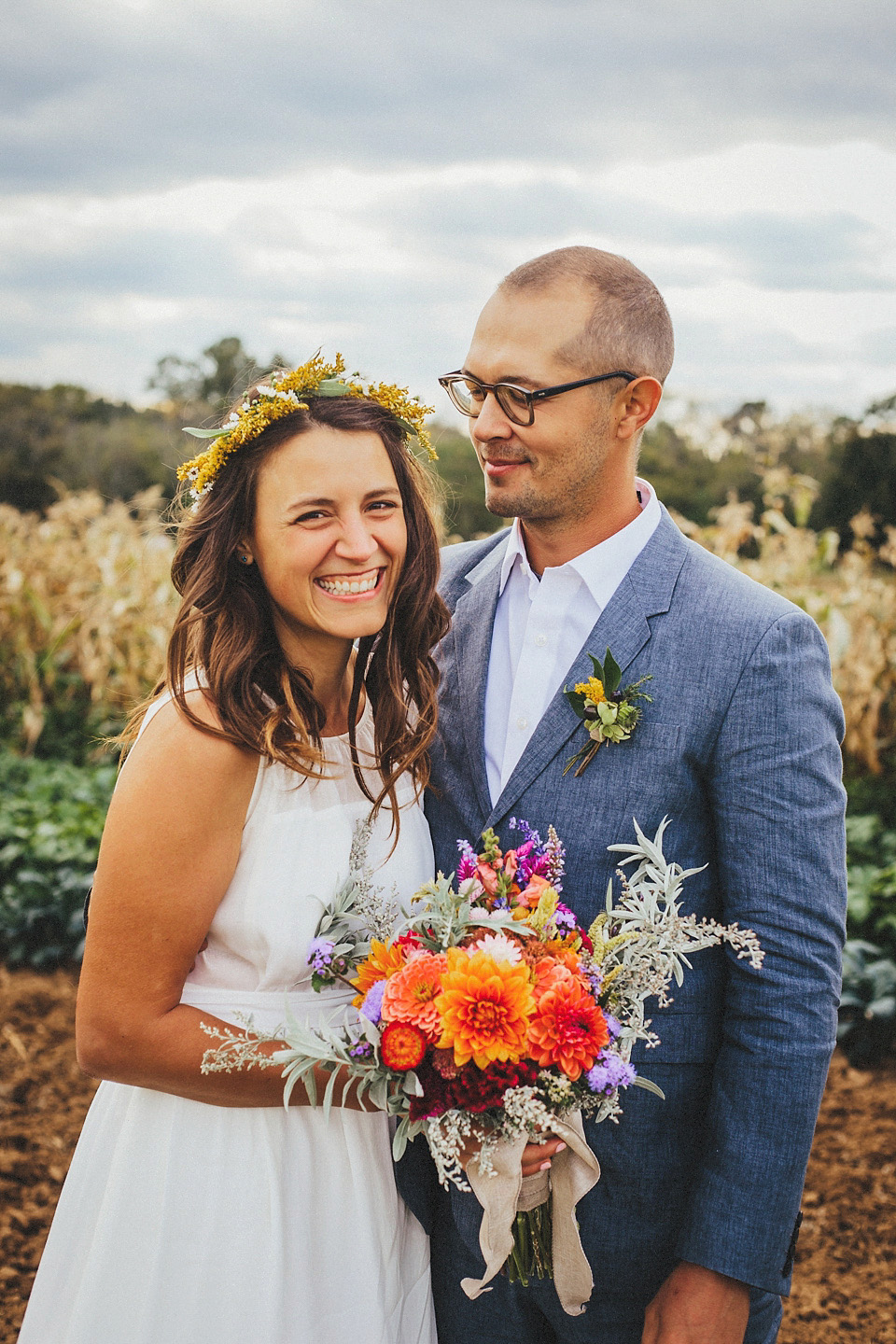 wpid357639 homegrown nature inspired farm wedding 15