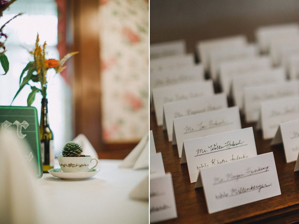 An original 1960s vintage wedding dress worn by Bride Jen for her sweet and stylish Minnesota wedding. Photography by Carla Boecklin. Carla Boecklin photography, Minnesota weddings, 1960's vintage