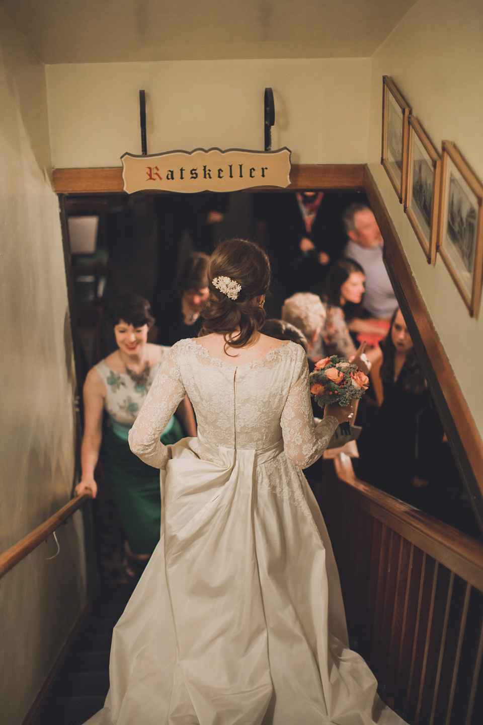 An original 1960s vintage wedding dress worn by Bride Jen for her sweet and stylish Minnesota wedding. Photography by Carla Boecklin. Carla Boecklin photography, Minnesota weddings, 1960's vintage
