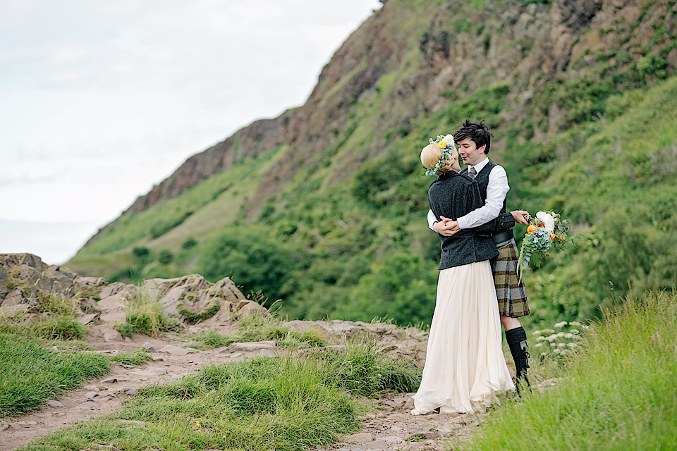 jenni mlear, weddings in scotland, kilt, shareen