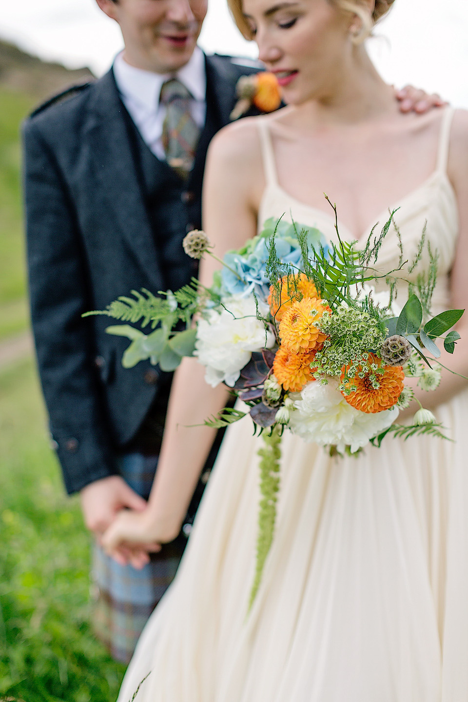 jenni mlear, weddings in scotland, kilt, shareen