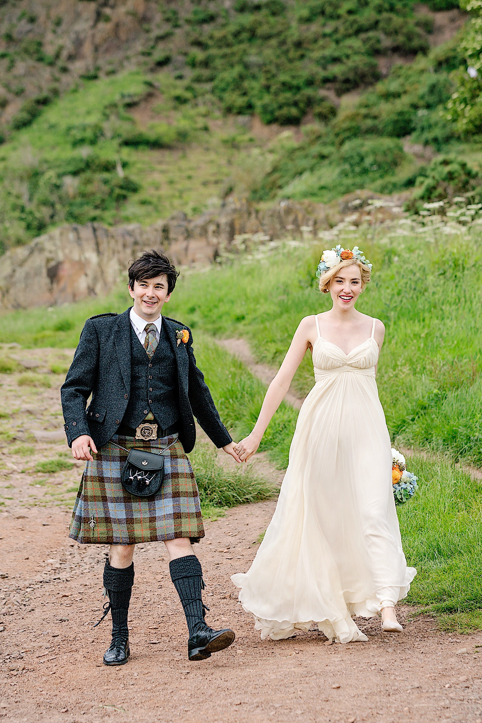 jenni mlear, weddings in scotland, kilt, shareen