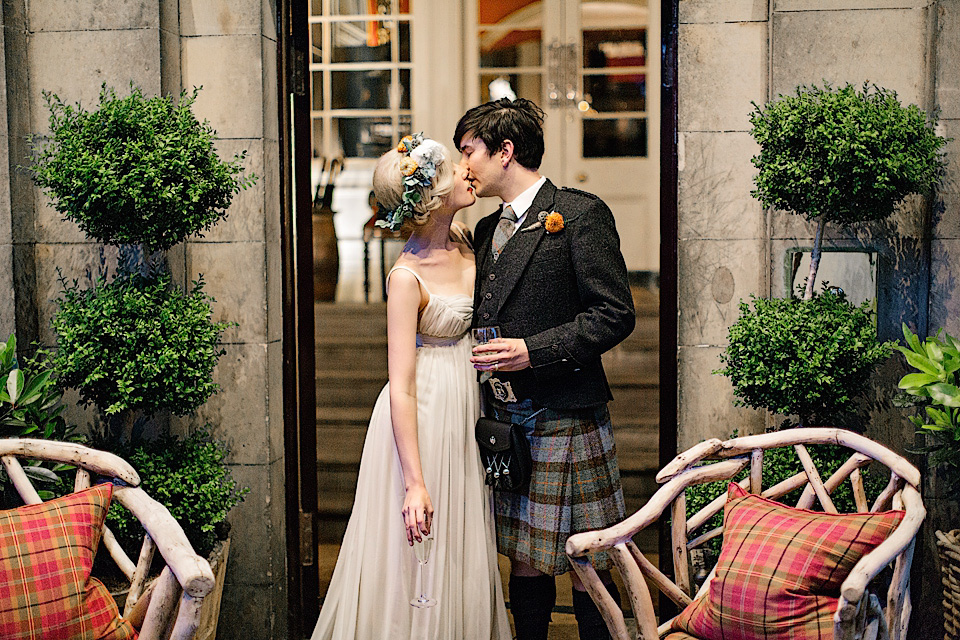 jenni mlear, weddings in scotland, kilt, shareen