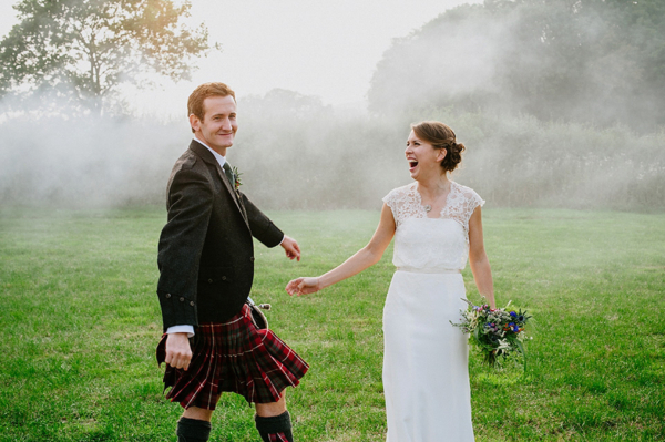 A Laidback and Fuss-Free English Country Wedding in the Autumn