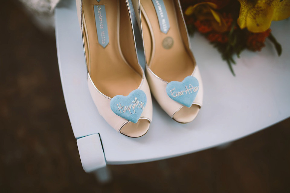 Charlotte Mills Wedding shoes, Jonny Draper Photography