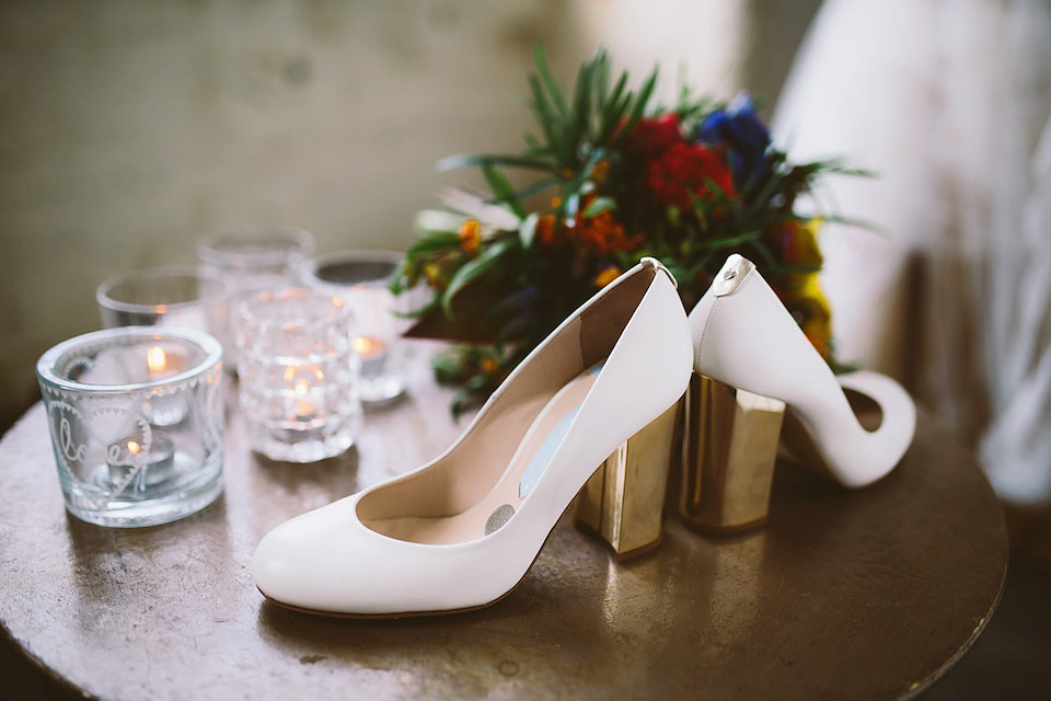 Charlotte Mills Wedding shoes, Jonny Draper Photography