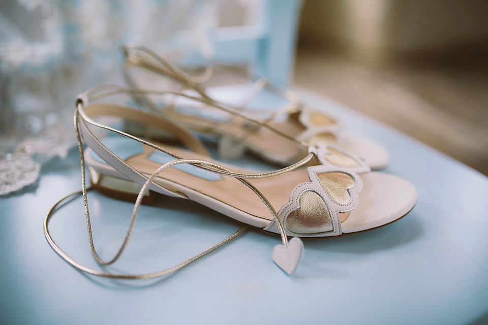 Charlotte Mills Wedding shoes, Jonny Draper Photography